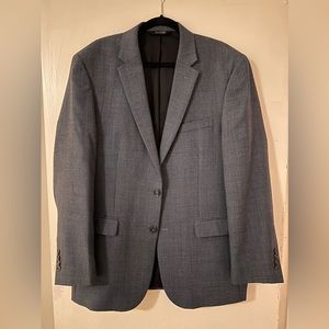 42L Blazer / Sport Jacket Jos A Bank Houndstooth Blue